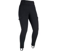 Leggings da motociclista da donna con fodera in aramide Oxford Super Cargo nero 14