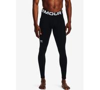 Under Armour UA CG Armour Leggings, leggings uomo termici ultra caldi, legging de sport con elasticità in 4 direzioni e tecnologia anti-odore, Nero / Bianco, XXL