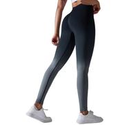 Leggings Da Yoga Pantaloni da yoga con cambiamento graduale, leggings da palestra a vita alta, sportivi, da donna, fitness, senza cuciture, controllo della pancia, corsa, allenamento Leggings Per Yoga