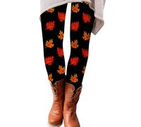 Leggings di Halloween da donna elasticizzati a vita alta zucca gatto stampato collant autunno inverno termico caldo burroso morbido compressione leggings, rosa, L