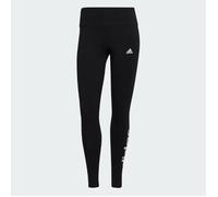 Leggings Donna Adidas Sport Logo Essentials High Waisted Logo GL0633 Nero