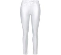 Leggings donna Angel of Style taglie forti skinny fit argento metallizzato...