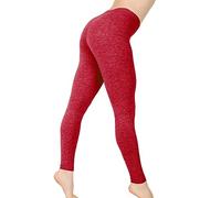 Leggings Donna Cotone Vita Alta con Tasche Senza Cuciture Leggings Vita Alta Donna Push Up Controllo Della Pancia Casual Leggins Yoga Donna Invernali Caldi Opaco Booty Scrunch per Allenamento Sportivi