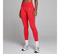 Leggings donna MP senza cuciture con effetto scrunch invisibile - Cremisi - M