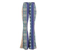 Leggings Donna Push Up a Zampa Taglie Forti Pantalone Yoga Elastico Leggeri Leggings Flare Con Tasche Larghi Comodi Pantaloni Lavoro Morbidi Curvy Pantaloni Gamba Larga Per Jazz Danza Casual Palestra