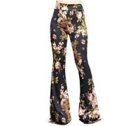 Leggings Donna Push Up a Zampa Taglie Forti Pantalone Yoga Elastico Leggeri Leggings Flare Con Tasche Larghi Comodi Pantaloni Lavoro Morbidi Curvy Pantaloni Gamba Larga Per Jazz Danza Casual Palestra