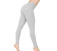 Leggings Donna Vita Alta Cotone Pantaloni Sportivi Leggeri Snellente Dimagrante Pantacollant Leggins Yoga Elastici vita alta Jeggings Eleganti Bianchi Pantalone Fitness Leggings Palestra Allenamento