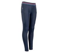 Leggings equitazione bambina modello Aymee con grip al ginocchio in silicone ed