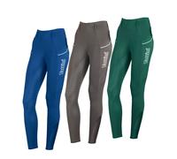 Leggings equitazione donna modello Passiflora in tessuto tecnico super elasticiz