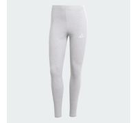 Leggings Essentials 3-Stripes Cotton Light Grey Heather / White M