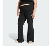 Leggings Essentials Rib Flared (Curvy) Black 3X