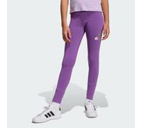 adidas Fille Junior Girl Everyday Glam Cotton Leggings, active purple/silver met., 13-14 Years