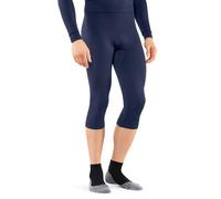 FALKE Maximum Warm 3/4 M Ti filo funzionale asciugatura rapida 1 pezzo, Calzamaglia Uomo, Blu Space Blue 6116-O, S