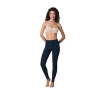 Leggings felpato in caldo cotone da donna Jadea blu