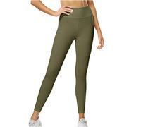 Leggings foderati in pelliccia da donna Tie-Dye Bubble Hip Esercizio Yoga Traspirante Lifting Pantaloni da yoga Pantaloni da jogging da donna, verde, M