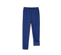 Leggings foderati in pile, termici, caldi, spessi, soffici, per bambini, morbidi, elastici, a lunghezza intera, caldi, per scuola, yoga, danza, palestra, tempo freddo, Blu scuro, 3-4 Years