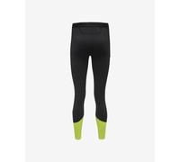 GOREWEAR CONCURVE Tights Thermo Hybrid Uomo, Black/Neon Yellow, XL