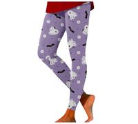 Leggings grafici per il controllo della pancia di zucca di Halloween per le donne costume di Halloween Collant atletici Casual Scrunch Allenamento Decorazioni di Halloween Pantaloni da yoga succinti