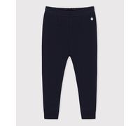 Petit Bateau - Legging bébé en coton uni Blu - Abbigliamento 24M Blu