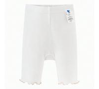 Leggings in modal per ragazze, morbidi e elastici - Pantaloni a 3/4 a coste per l'estate - Fondamentali leggeri per tutti i giorni 9-12M,18-24M,3-4 anni,5 anni,7 anni,8 anni,10 anni,12 anniColore unic