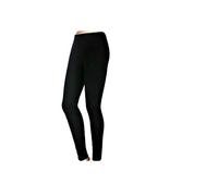 Leggings Donna invernale in caldo cotone felpato nero Pantacollant Jadea 4367