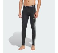 Leggings lunghi da allenamento TECHFIT Compression 3-Stripes Black 3XL