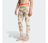 Leggings Multi Synthetic Base Layer Beige M