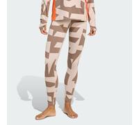 Adidas Multi Synthetic Base Layer Leggings Beige S Donna