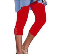 Leggings neri da donna, mezzo pantalone fluido da donna, in vita elastica, pantaloni alla caviglia, pantaloni da spiaggia, pantaloni cavi, pantaloni comodi, pantaloni dimagranti, leggings alla moda