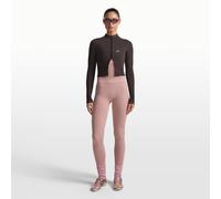 Leggings NikeSKIMS Rib Seamless 66 cm a vita alta - Donna - Rosa M