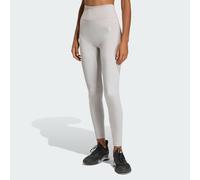 Adidas Optime Essentials Workout Shine 7/8 Leggings Bianco,Grigio 2XS Donna