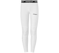 uhlsport Distinction PRO - Leggings da Bambino, Bambini, Pantaloni, 100555502, Bianco, 140