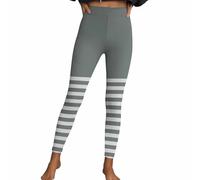 Leggings per Halloween, da donna, sexy, a righe, stile gotico, punk, a vita alta, per sport, fitness, aderenti, pantaloni da yoga, pantaloni da yoga, pantaloni da casa, pantaloni da festa