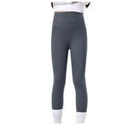 Leggings per Ragazze Legging Sport Vita Alta Pants Scuola Primavera Autunno Jogging Sportivi a 3/4 Termico Caldi e Comodi Yoga, Danza, Corsa