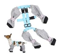 Leggings per stivali con zampe di cane, Reggicalze per cani in cotone, Leggings impermeabili Scarpe per cani per protezione delle zampe, Leggings per stivali per cani anticaduta a prova di sporco per