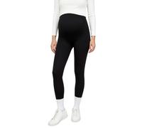 Leggings Premaman, Pantalone Gravidanza Lungo Opaco Elasticizzato Morbido con Tasche, Nylon Stretch, Supporto Pancione, per Yoga, Casa, Sport, Relax Quotidiano, S