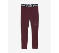 Puma - W Puma Strong Tight - Hw Fl Bordeaux - Abbigliamento S Bordeaux