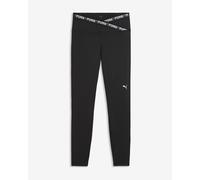 Leggings Puma Strong Cross Front nero bianco donna - XS