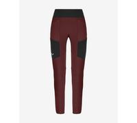 Leggings Salewa Puez Durastretch rosso scuro nero donna - 42
