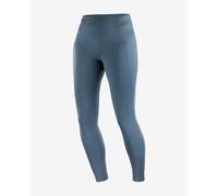 Leggings Salomon Cross Run 28" blu grigiastro donna - XS