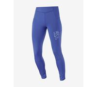Leggings Salomon Cross Run 28" blu royal donna - XXL