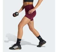 adidas 3 Stripes Studio All Me Booty Short Leggings Women Shorts S-5" Rosso scuro
