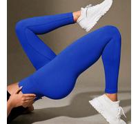 Leggings sportivi a vita alta di colore unito per donne L,M,S,XSColore unicoTessuto