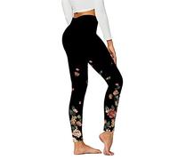 Leggings Sportivi Donna Slim Fit Pantaloni Yoga a Vita Alta Stampato Push Up Lavoro Allenamento Corsa Esercizio Fitness Jogging Jegging Lungo Traspirante A Buon Mercato Confortevole Collant