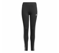 Leggings Sportivi per Bambini Adidas Design 2 Move 3 Stripes Nero