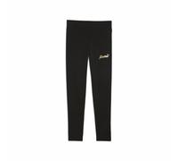 Leggings Sportivi per Bambini Puma Essentials+ Script Metallic Nero