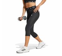 Leggings sportivo 3/4 TECHFIT Nero M Tinta unita