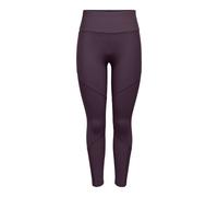 Leggings sportivo vita alta elasticizzato Viola XS Tinta unita