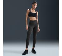 Leggings stampati a 7/8 a vita alta Nike Zenvy - Donna - Nero M (IT 44-46)