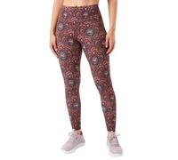 Leggings stampati da donna Mandala Best Rouge S